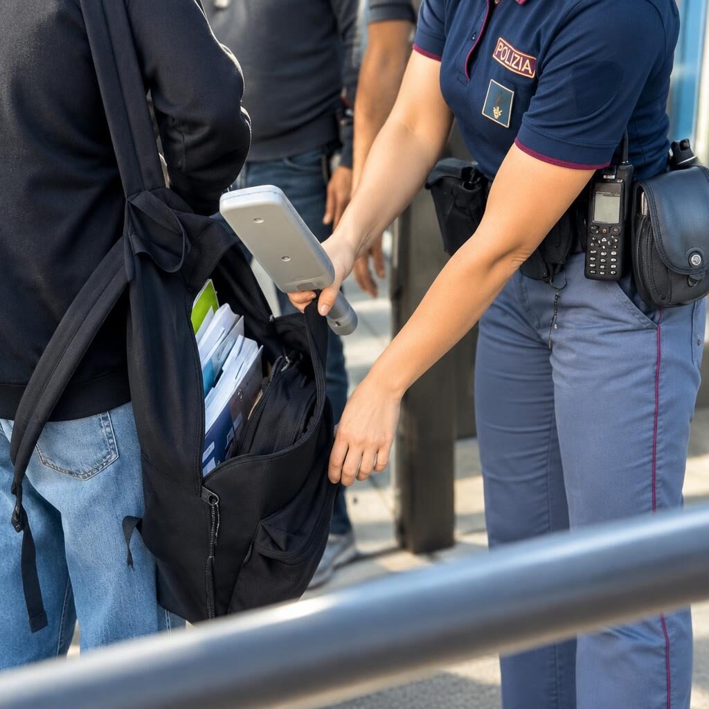 Minacce social, metal detector all’Amaldi: sicurezza o nuova normalità?