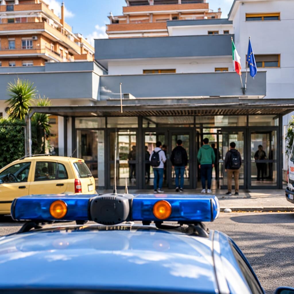Minaccia di strage al liceo Anco Marzio: blitz della polizia a Ostia