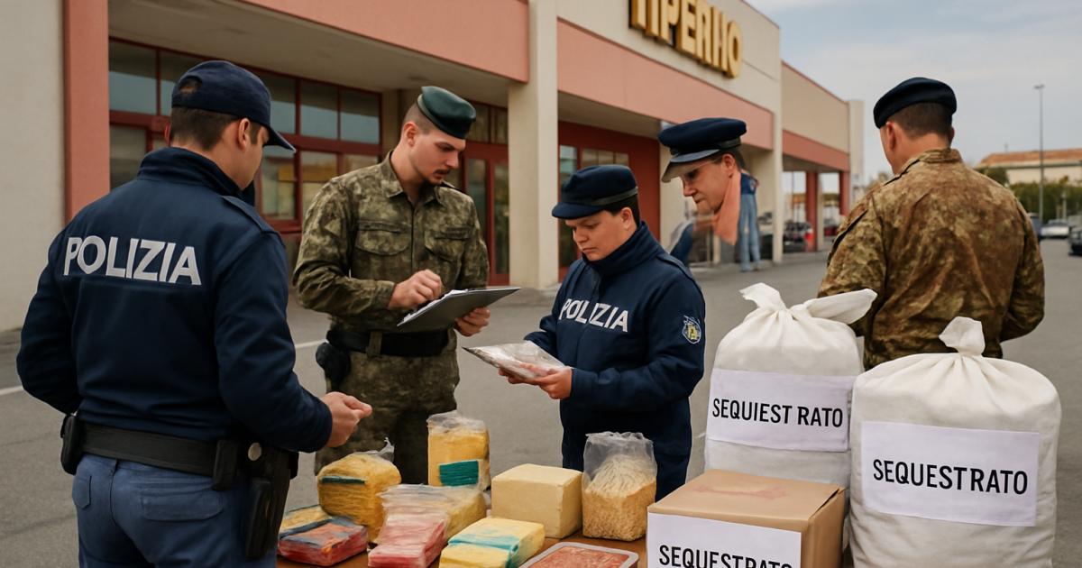 Monterotondo: oltre 200 kg di alimenti sequestrati in controlli interforze, sanzioni per oltre 23.000 euro