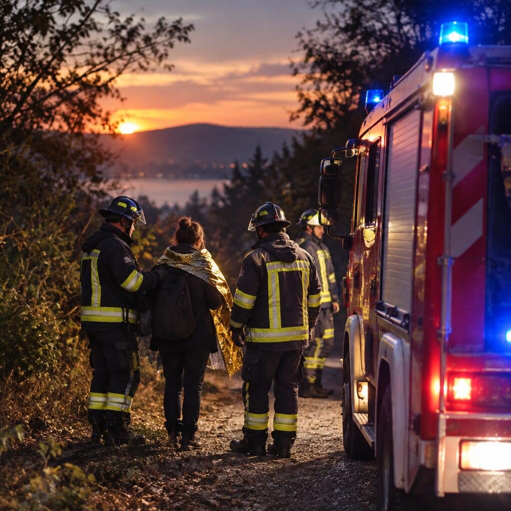 Nemi, si perde nel bosco al tramonto: ritrovato dopo 2 ore e mezza