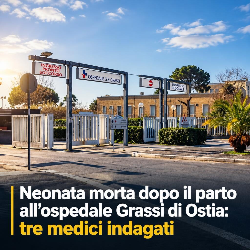 Neonata morta al Grassi dopo il parto: tre medici indagati