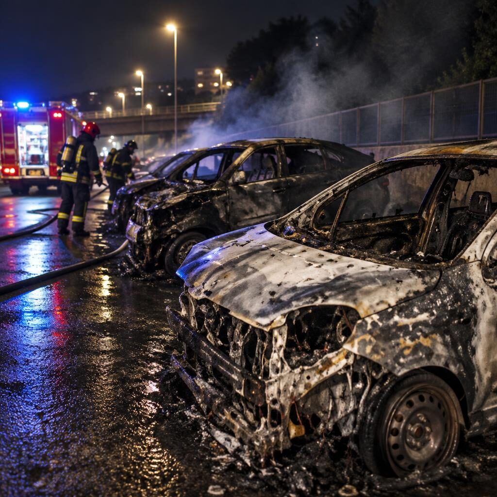 Notte di incendi a Roma: Prenestina devastata, due intossicati a Rebibbia