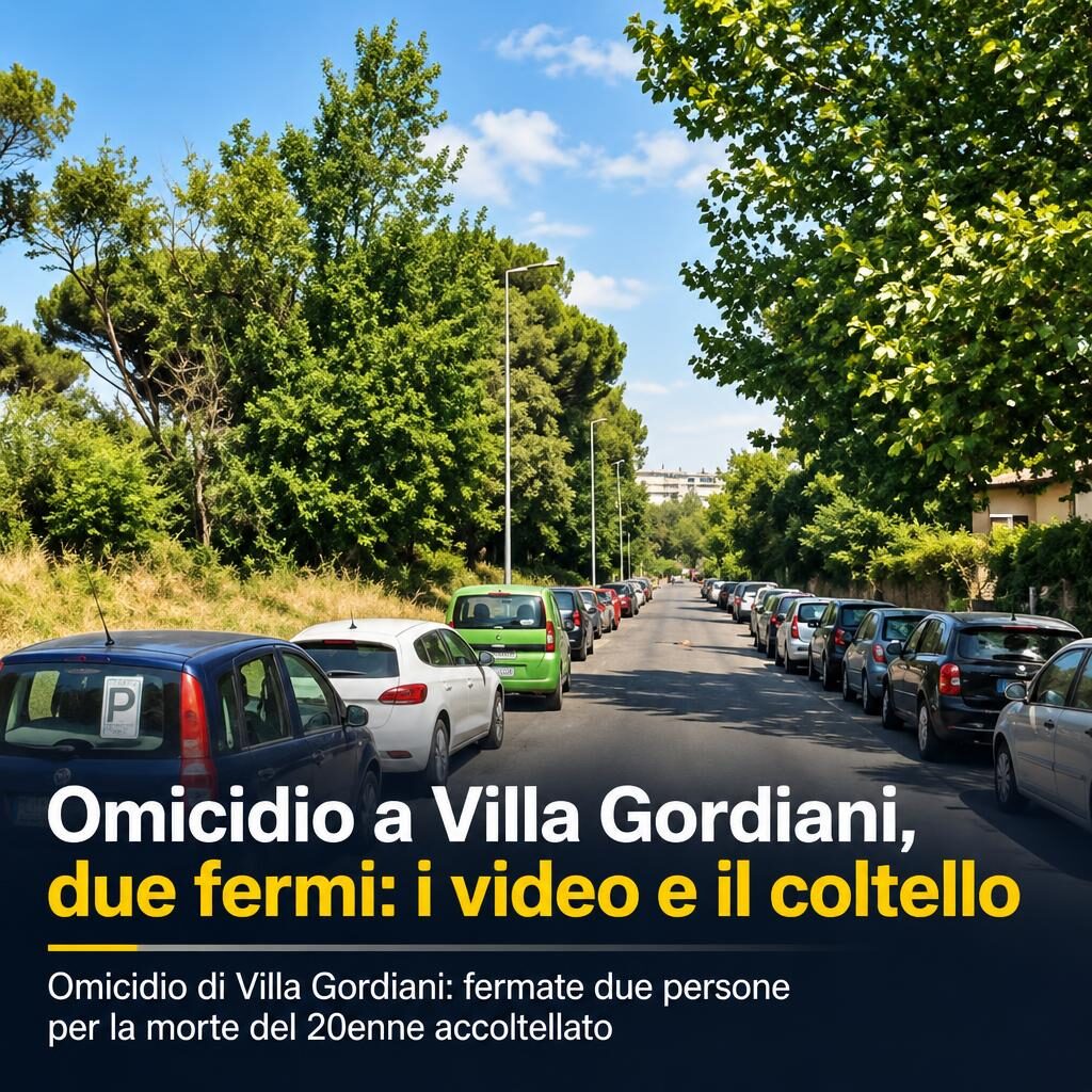 Omicidio a Villa Gordiani, due fermi: i video e il coltello