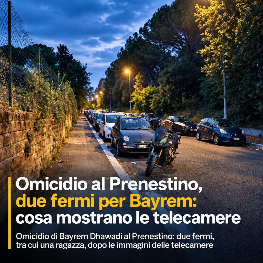 Omicidio al Prenestino, due fermi per Bayrem: cosa mostrano le telecamere