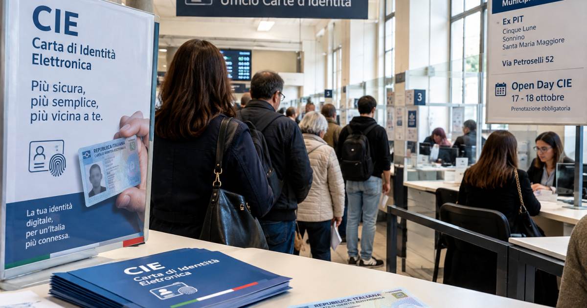 Open Day Carta di Identità Elettronica a Roma: appuntamenti e sedi per il weekend 17-18 ottobre