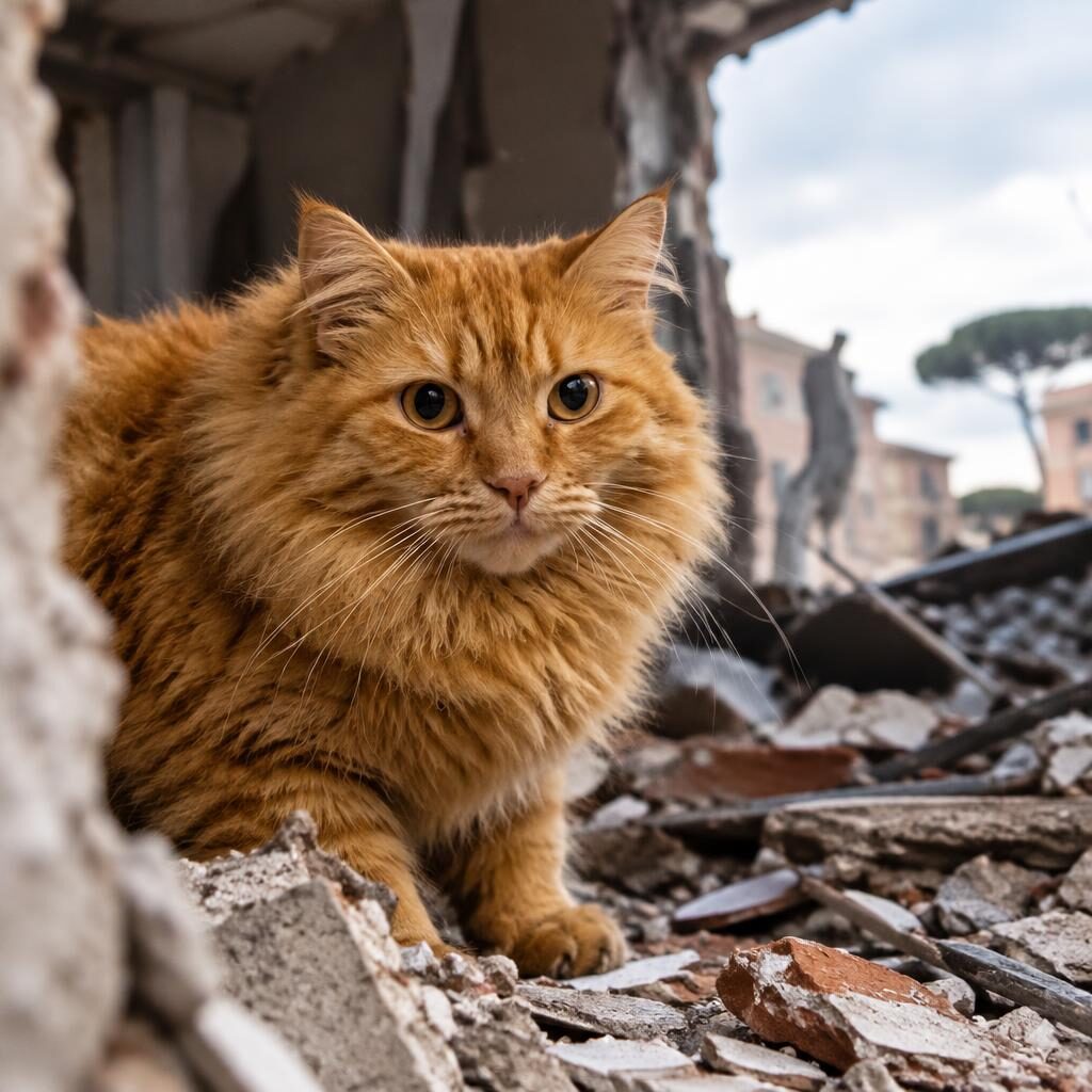 Ostia, casa distrutta dall’ordigno: Roma cerca i 4 gatti di Alessia