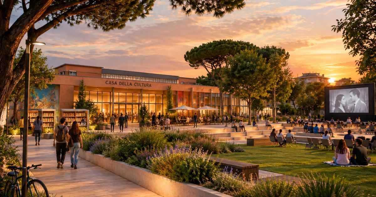 Ostia: ok alla riqualificazione della Casa della Cultura, 2,2 milioni e lavori esterni nel 2027