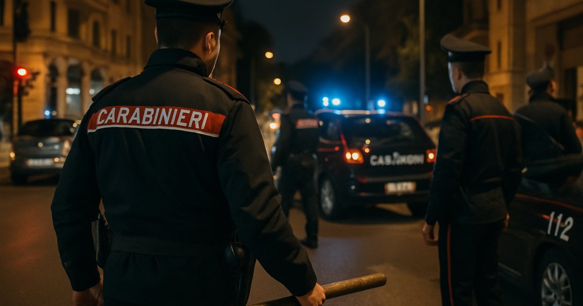 Pietralata: corre per strada con un bastone e colpisce un carabiniere, arrestato un 25enne tunisino