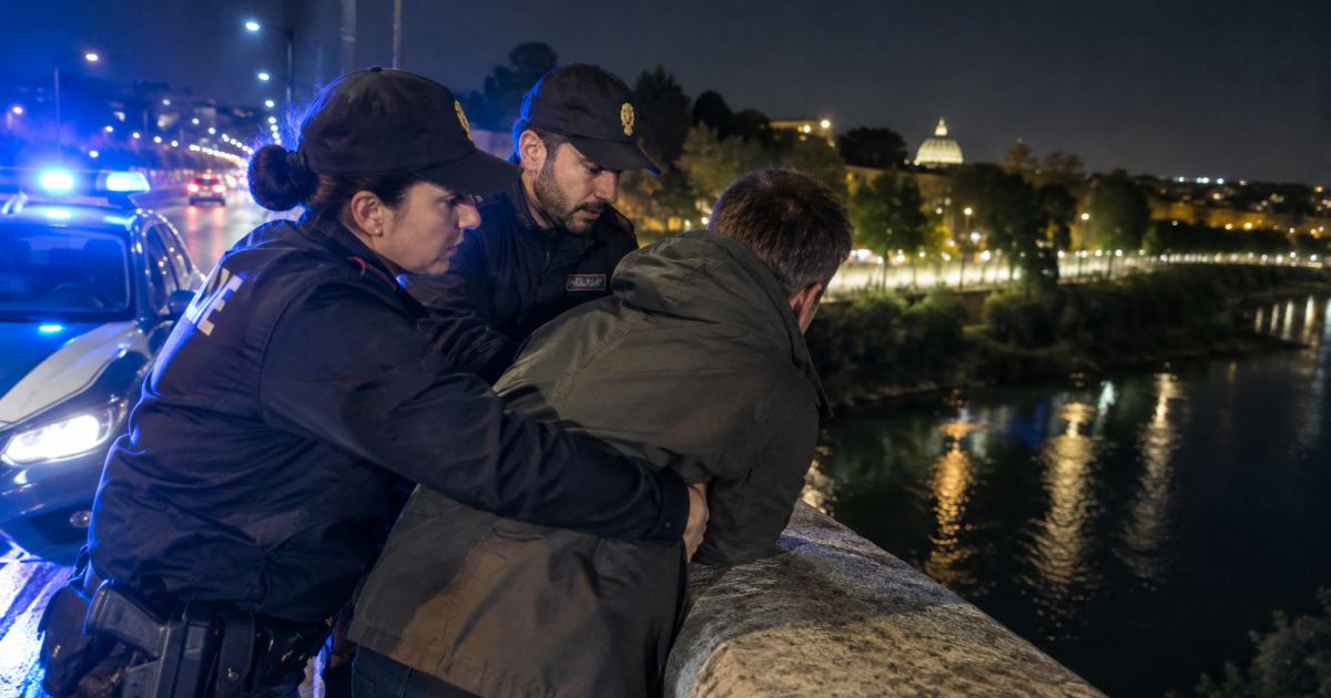 Polizia di Stato salva uomo intenzionato a togliersi la vita sul Ponte Duca d’Aosta, Ponte Milvio