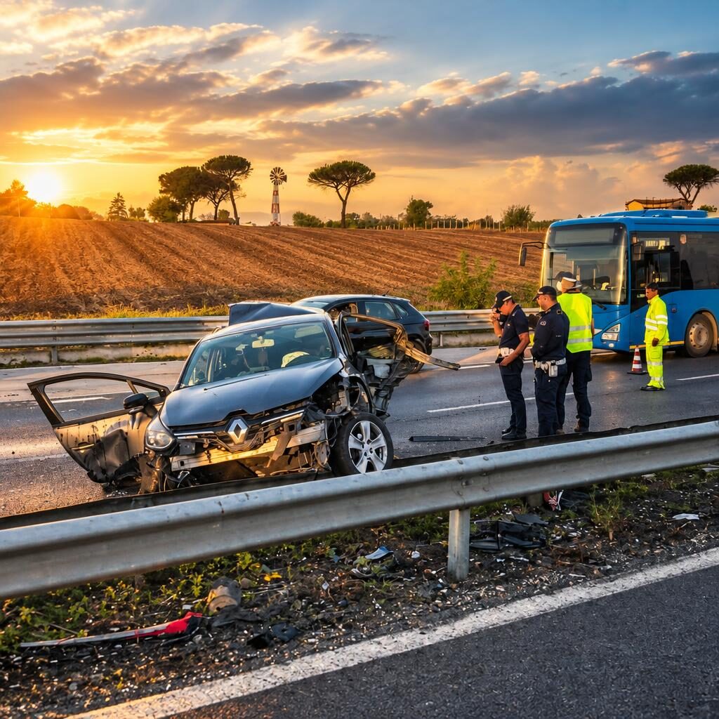 Pontina, auto nella carreggiata opposta: 14 km di coda verso Roma