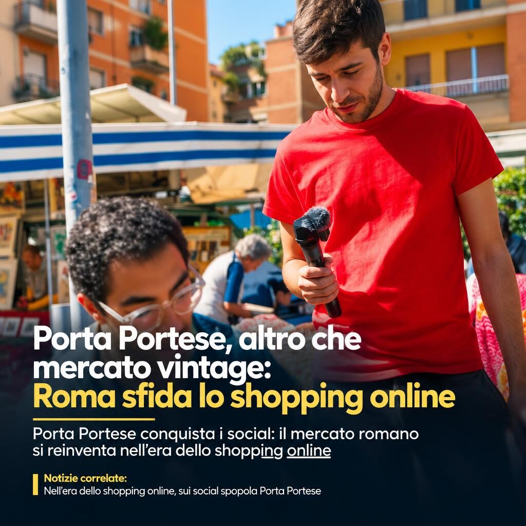 Porta Portese, altro che mercato vintage: Roma sfida lo shopping online