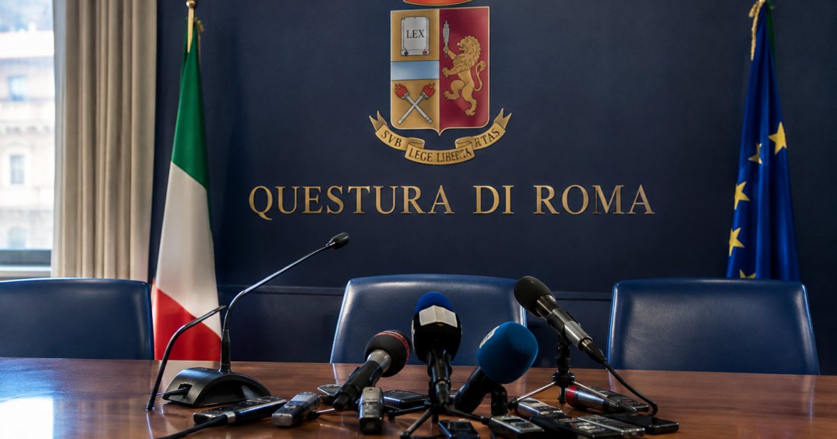 Presentazione del nuovo dirigente della Squadra Mobile della Questura di Roma