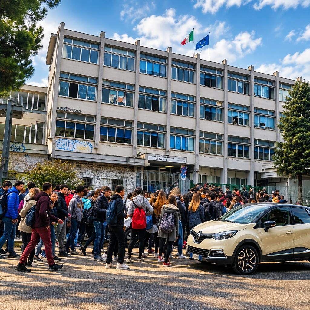 Professoressa presa a sassate a scuola: il richiamo sul fumo finisce nella violenza
