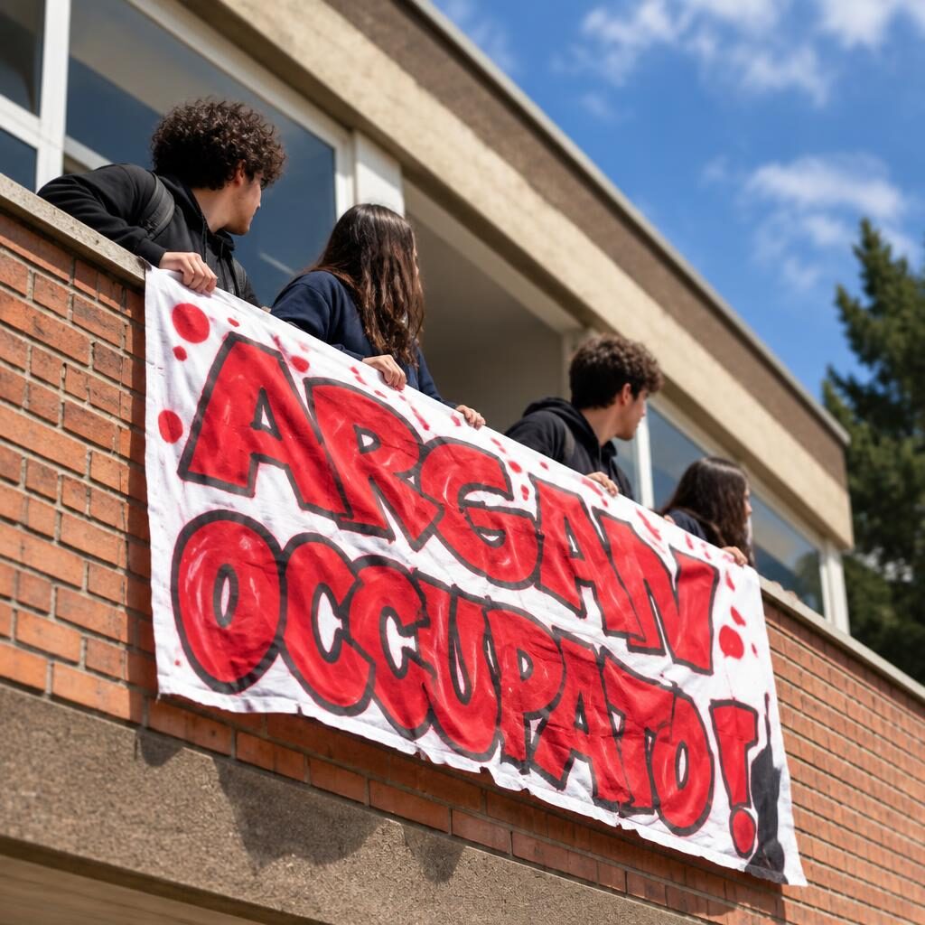 Protesta all’Argan, gli studenti accusano il preside: «Aggrediti»