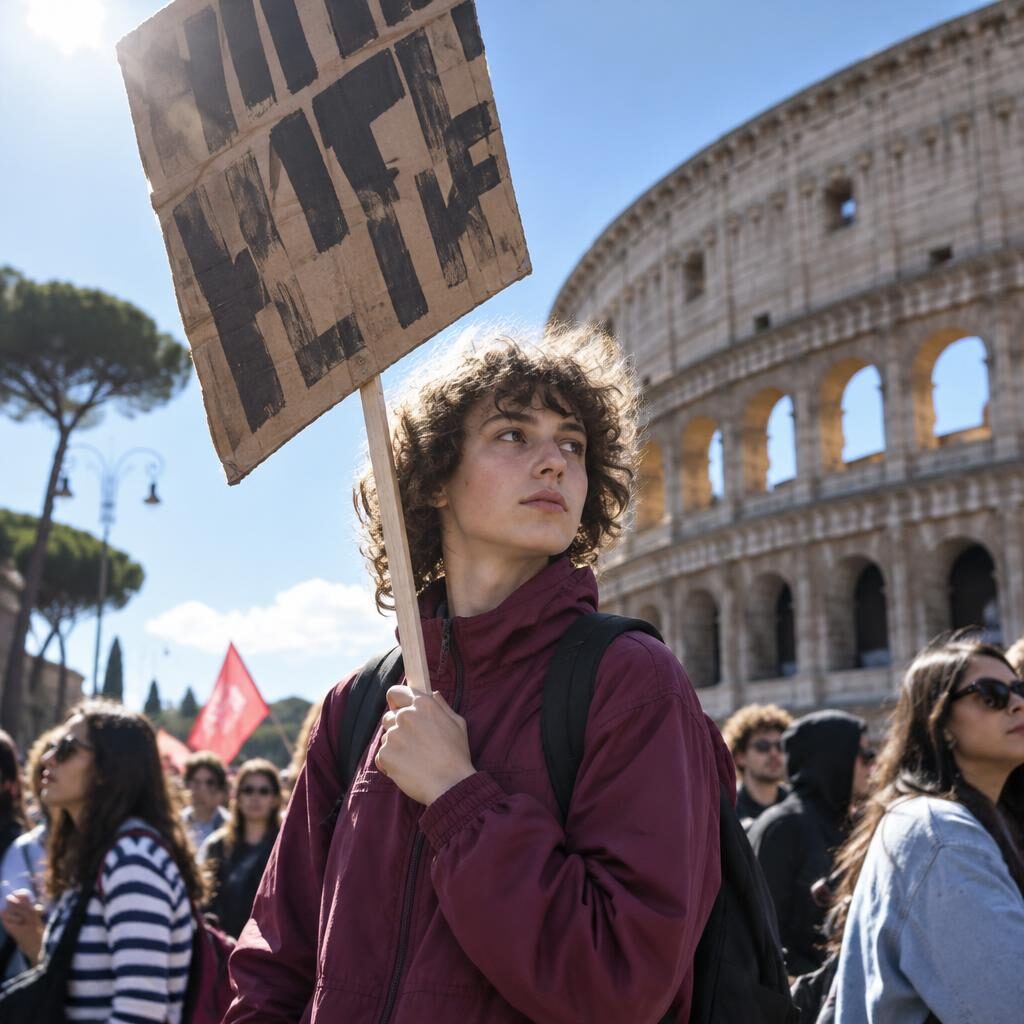Protesta, il giorno del milione: Roma tra corteo e otto fermati