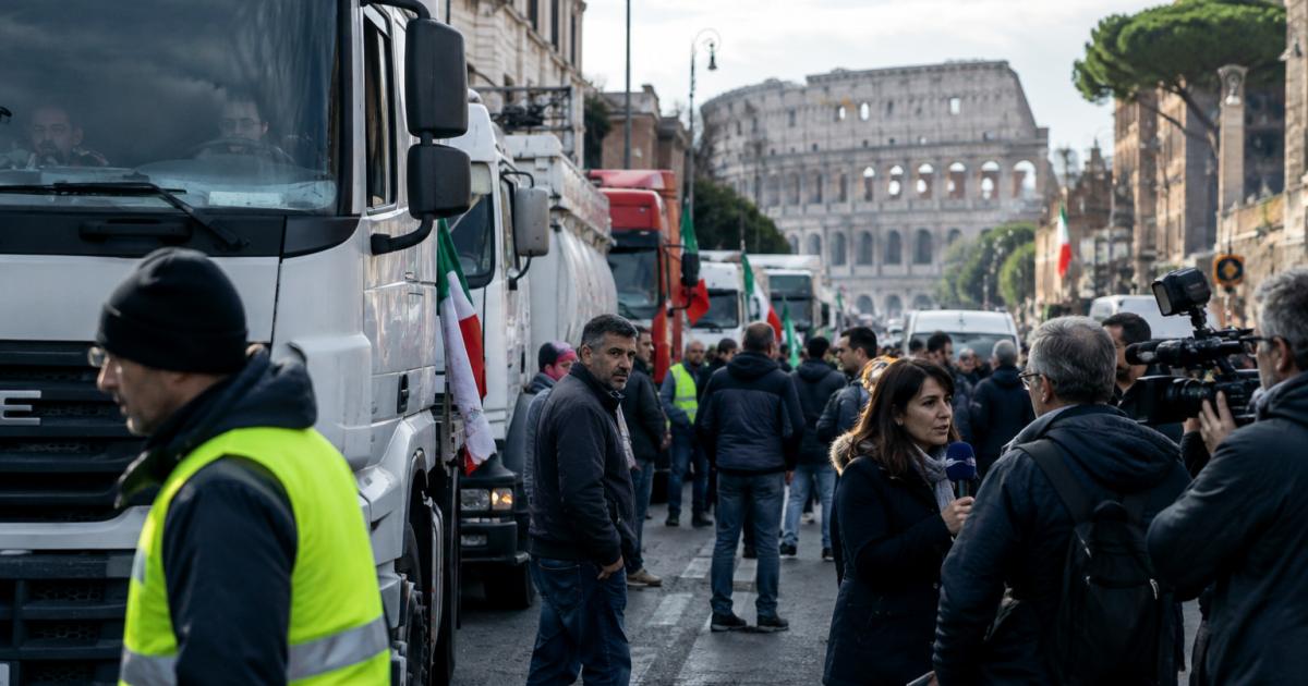 Protesta Tir a Roma: Medicina Solidale allerta sui rischi per le fasce fragili e l’accesso al cibo