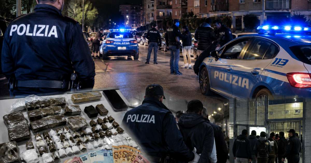 Quarticciolo: Polizia di Stato arresta 11 persone e sequestra oltre 460 dosi di droga (Video)