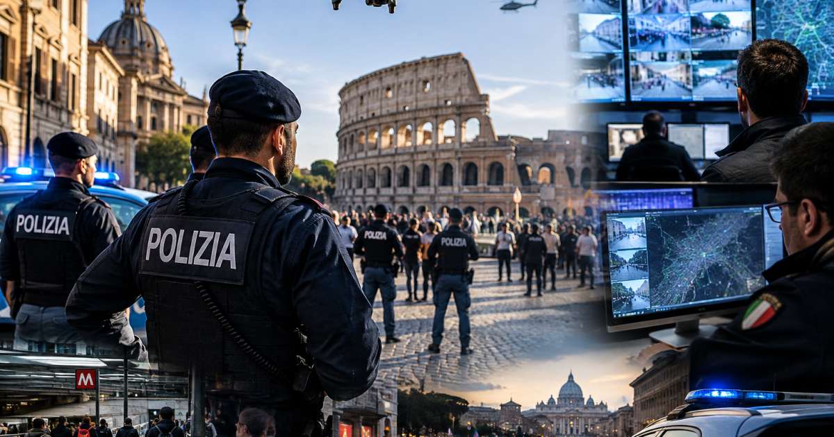 Questura di Roma vara piano di sicurezza a saturazione del territorio per manifestazioni e mobilitazioni nel weekend (Video)
