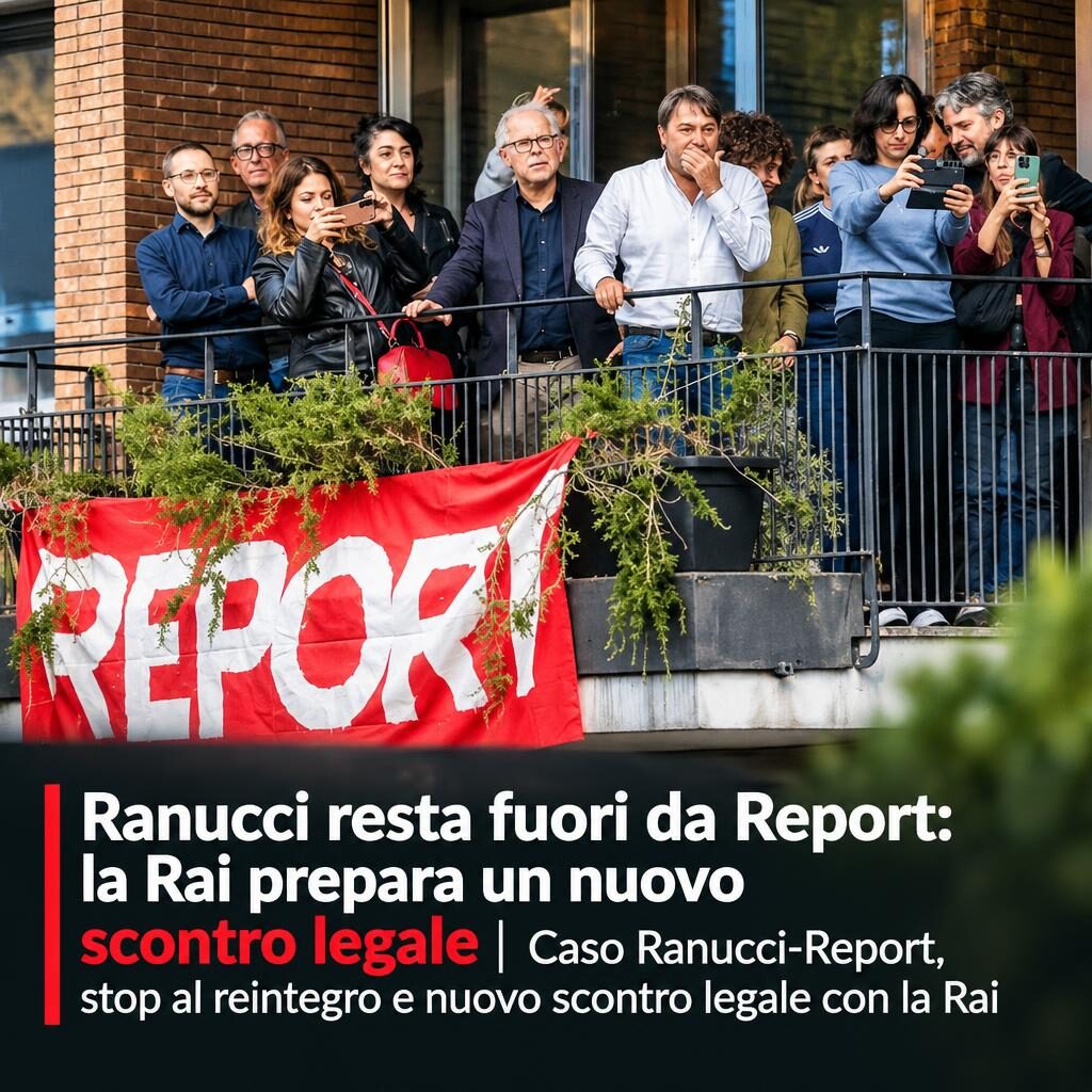 Ranucci resta fuori da Report: la Rai prepara un nuovo scontro legale