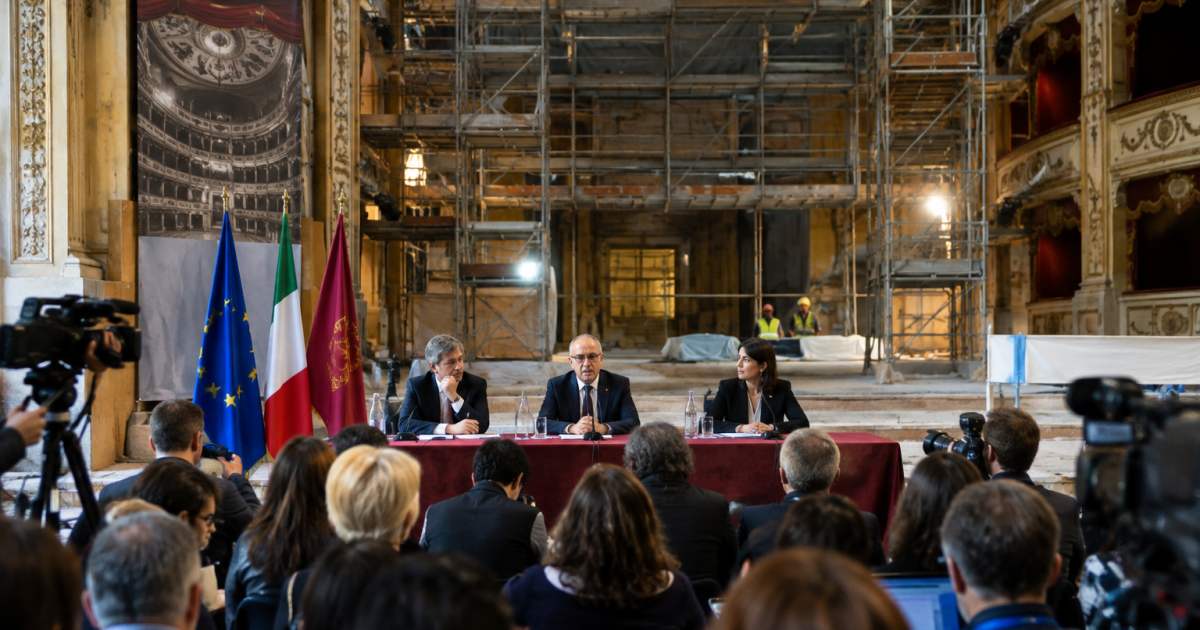 Riapertura del Teatro Valle: conferenza stampa di presentazione dei lavori di restauro