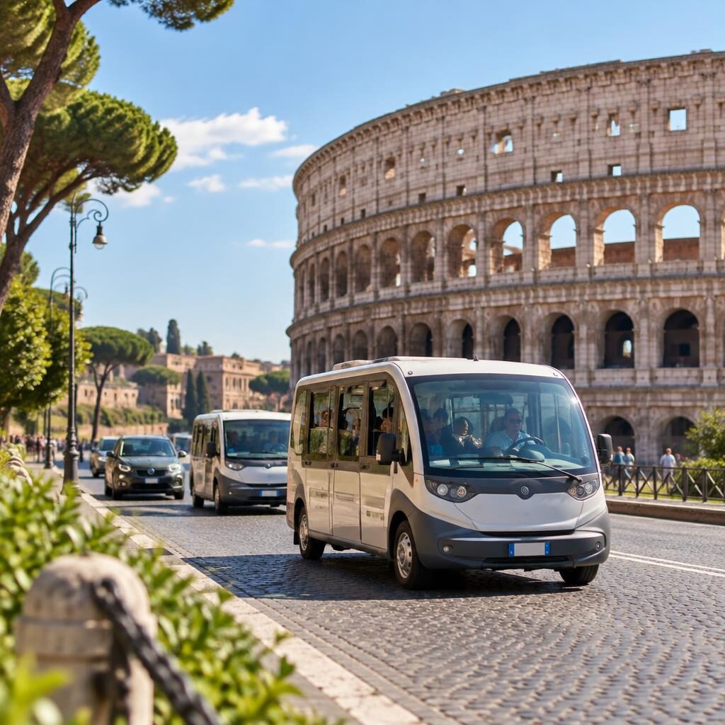 Roma, 115 ore perse nel traffico: le navette sono la svolta?