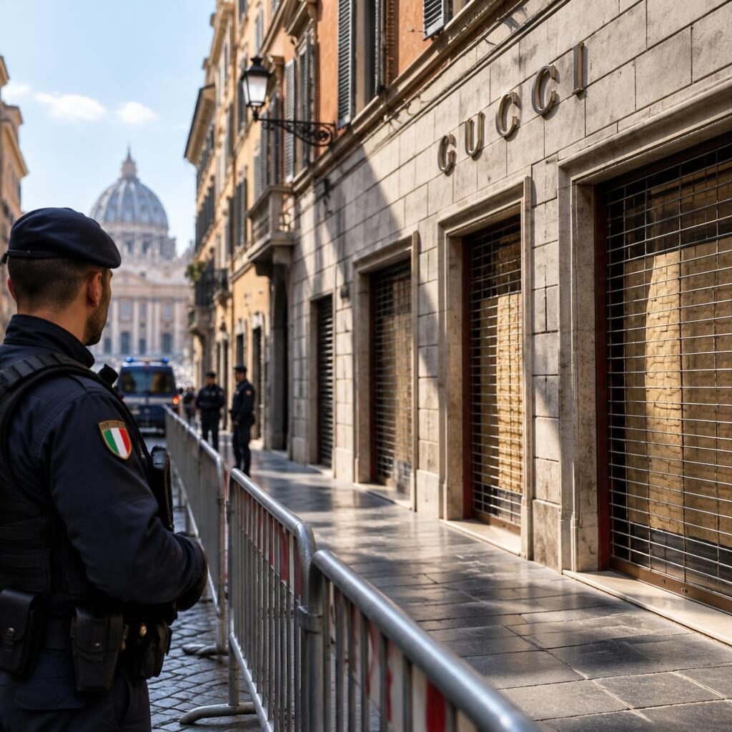 Roma blindata per le proteste: vetrine coperte e città sotto esame