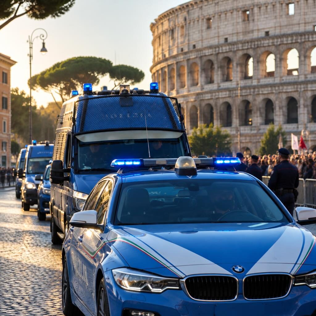 Roma blindata per quattro cortei: piazze a sorpresa e disagi