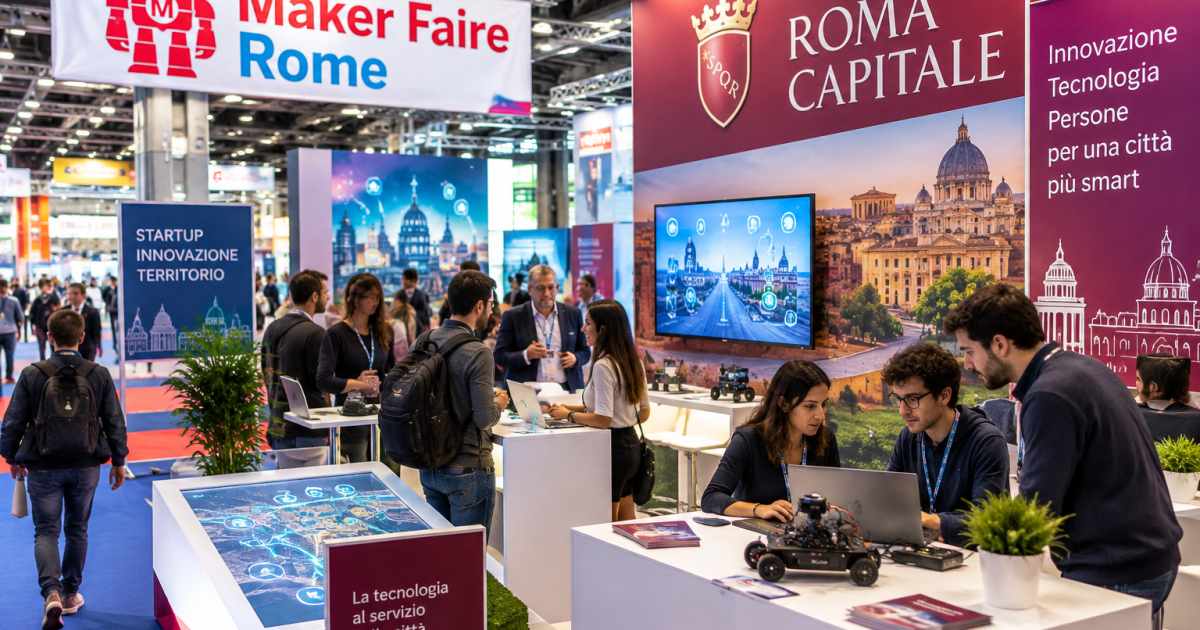 Roma Capitale a Maker Faire Rome 2026: start-up, tecnologie e progetti per l’innovazione della città