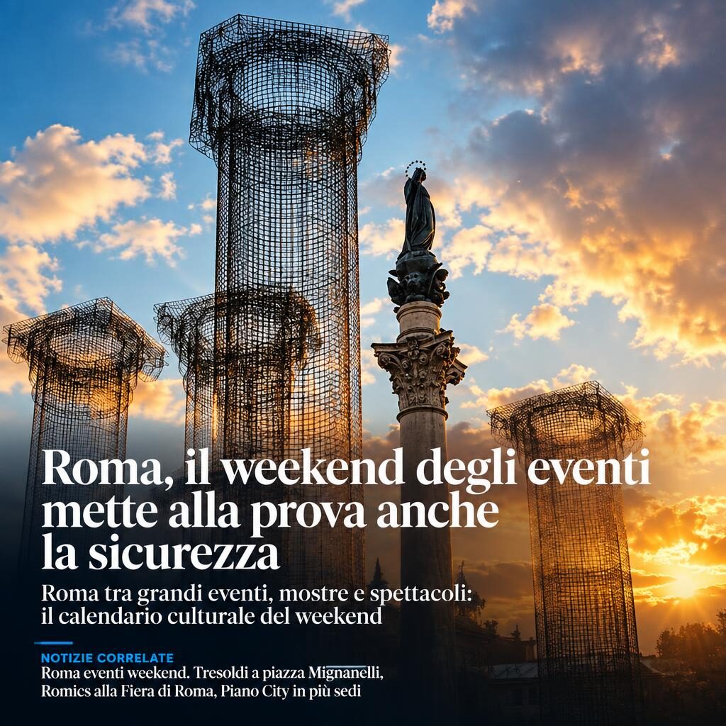 Roma, il weekend degli eventi mette alla prova anche la sicurezza