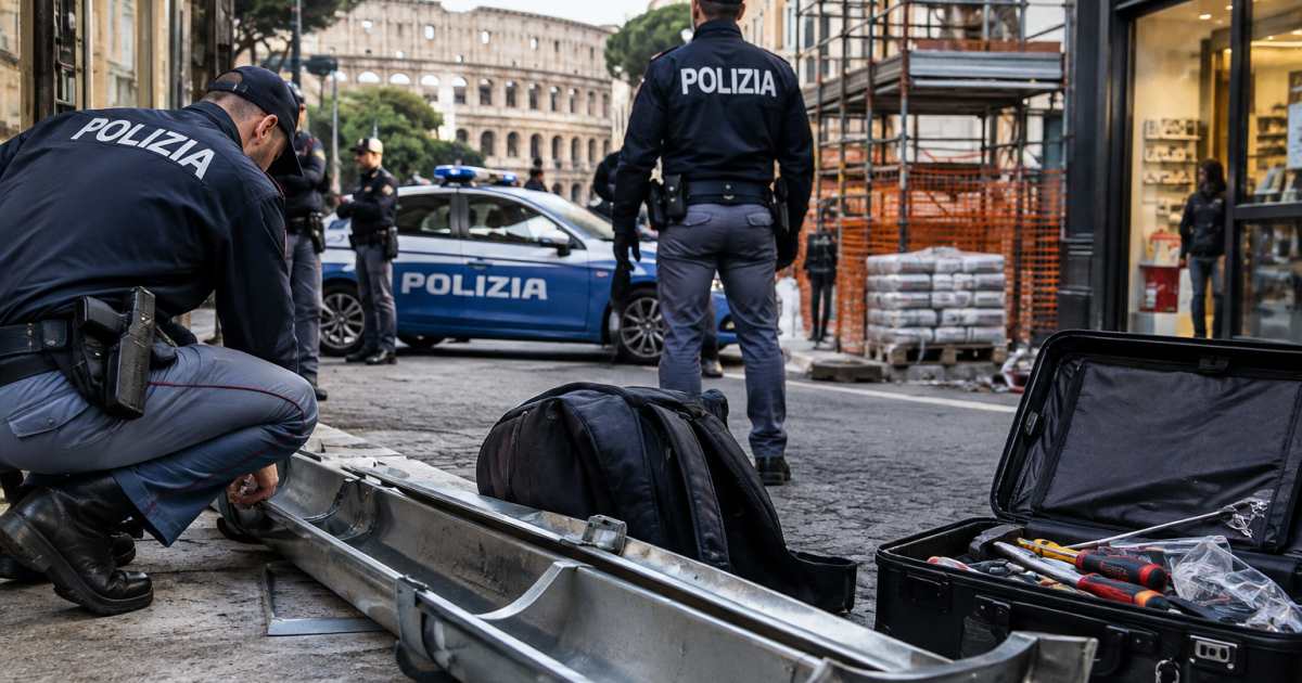 Roma: Polizia di Stato arresta 7 responsabili di criminalità predatoria, tra furti di grondaie e materiali edili