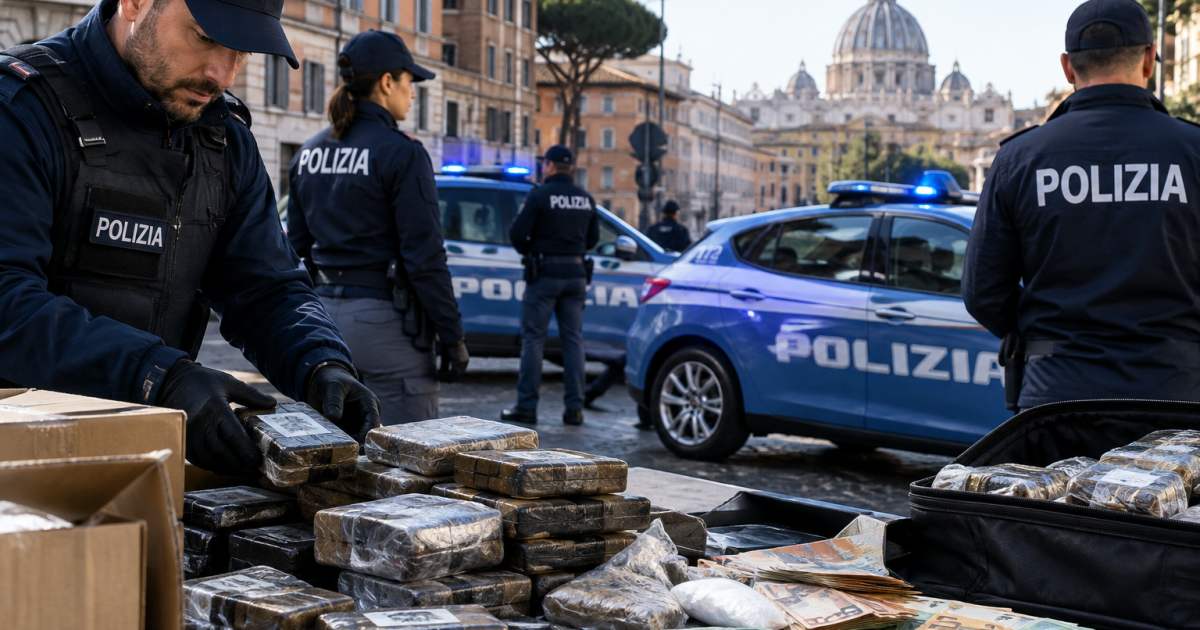 Roma: Polizia di Stato smantella giovane organizzazione criminale che riforniva le piazze del Centro Italia; 8 misure cautelari eseguite (Video)