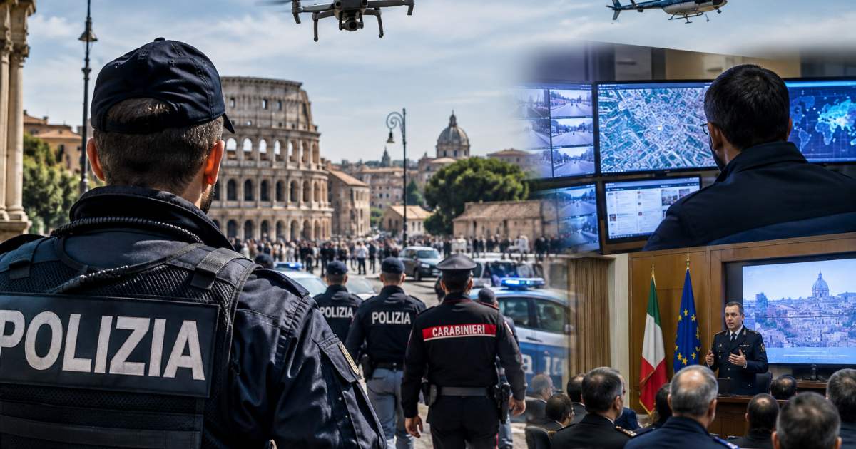 Roma: Questura presenta piano di sicurezza per manifestazioni preavvisate e aggregazioni spontanee (Video)