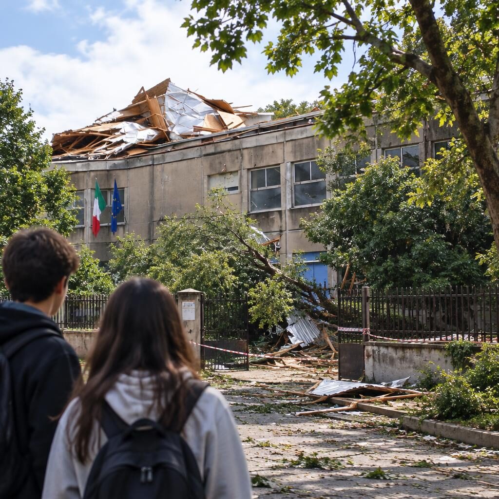 Roma, scuola danneggiata: 300 alunni in dad fino a dicembre