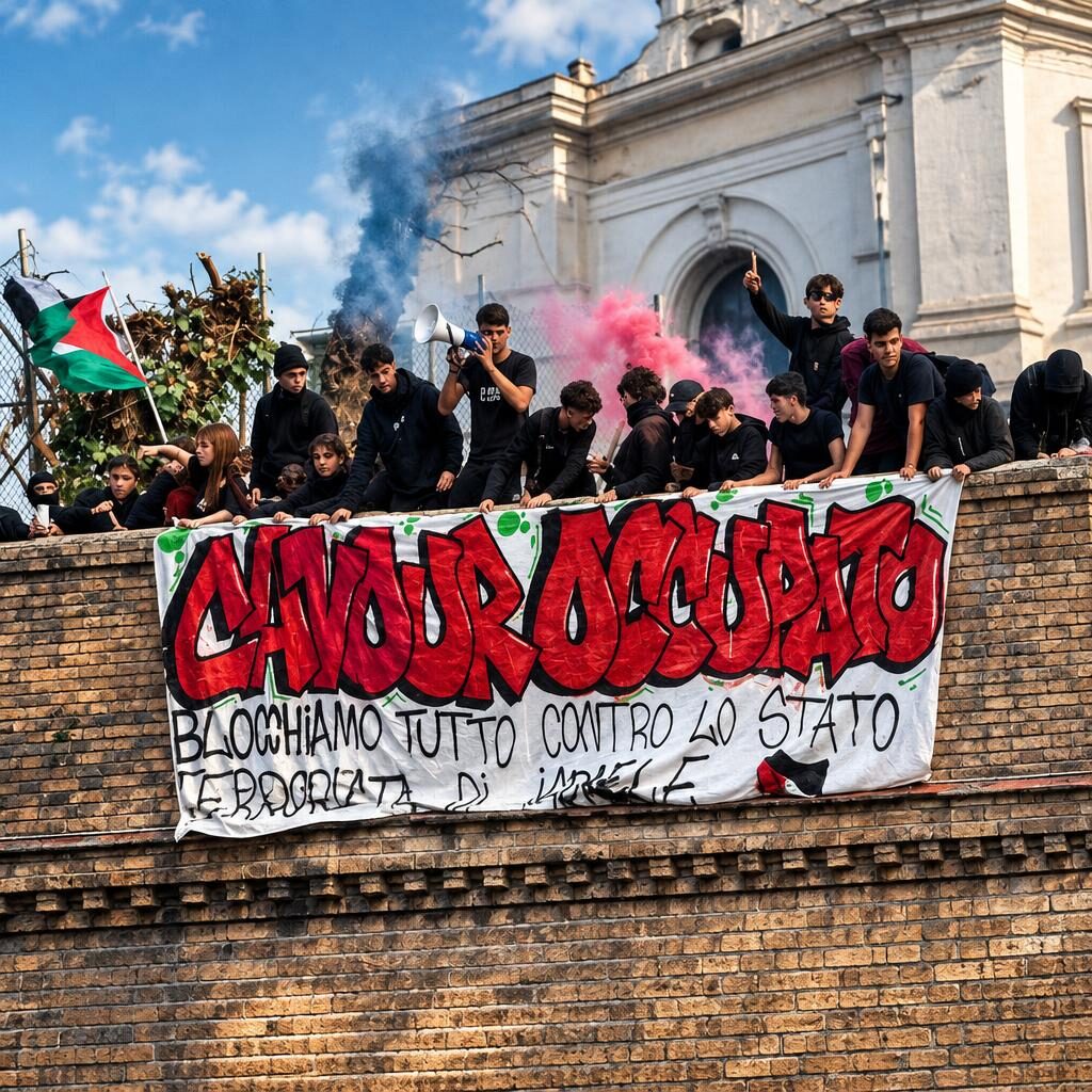 Roma, scuole in rivolta: occupato il Cavour, corteo a San Lorenzo