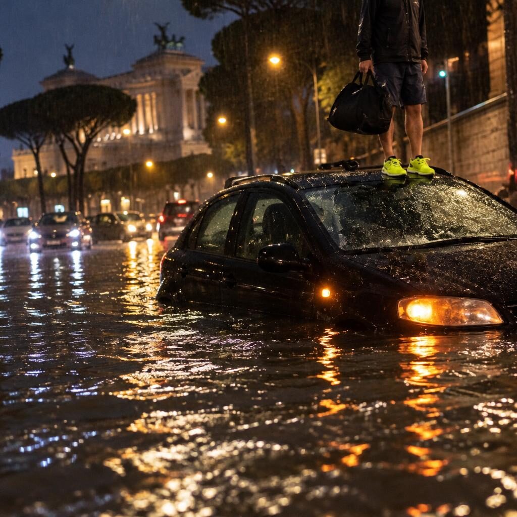 Roma si allaga: i tombini non bastano, il problema è la rete