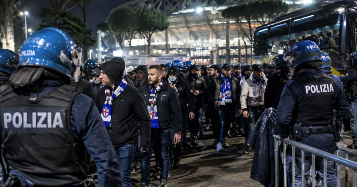 Roma-Slovan Bratislava: identificazioni preventive e due arresti tra i tifosi ospiti a Roma