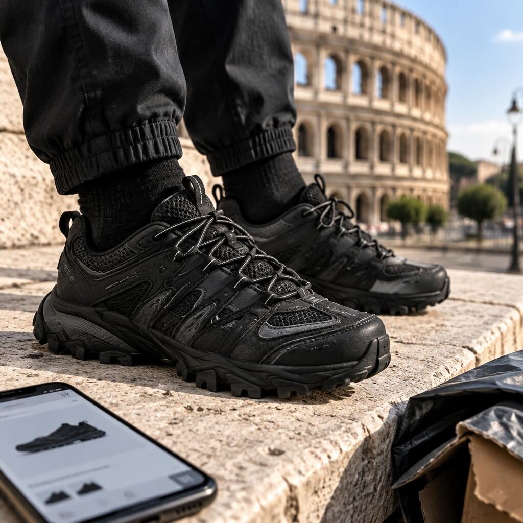 Roma, sneakers false vendute online: il bluff del “saccheggio a Milano”