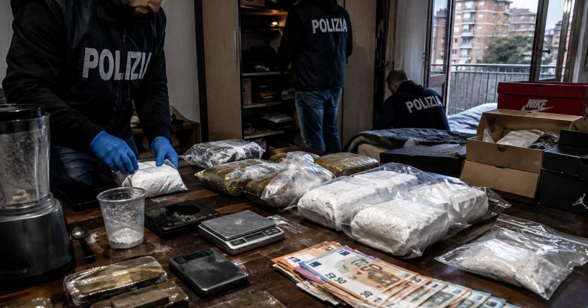 Roma, Tor Sapienza: polizia sequestra 6 kg di droga e arresta venticinquenne