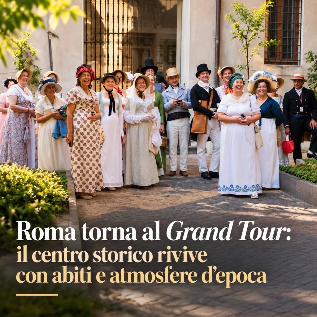 Roma torna al Grand Tour: il centro storico veste d’epoca