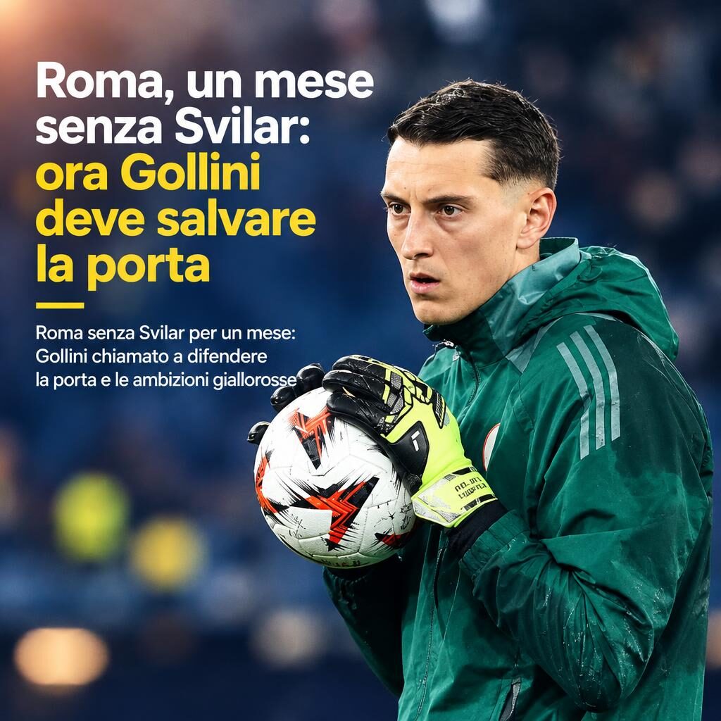 Roma, un mese senza Svilar: ora Gollini deve salvare la porta