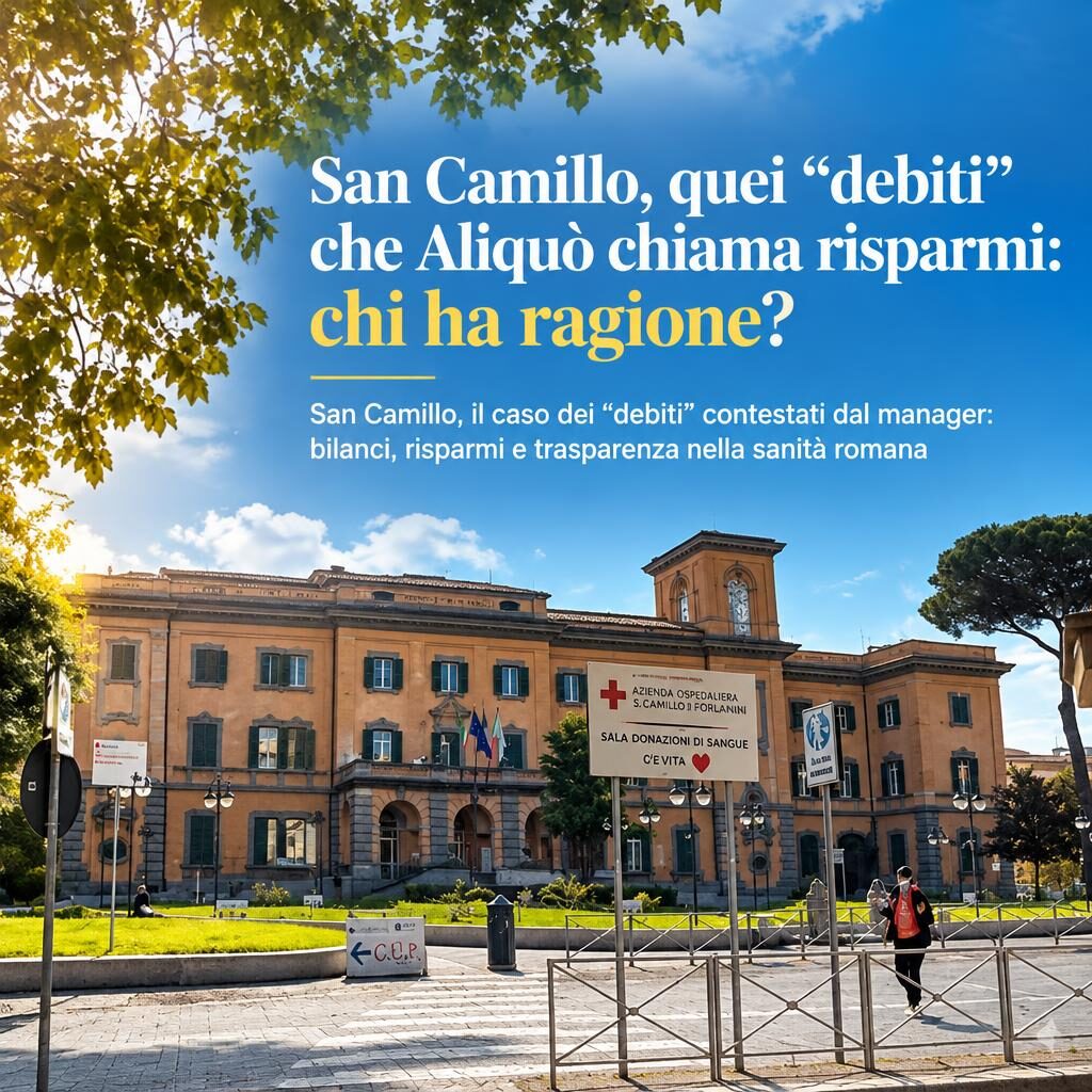 San Camillo, quei “debiti” che Aliquò chiama risparmi: chi ha ragione?