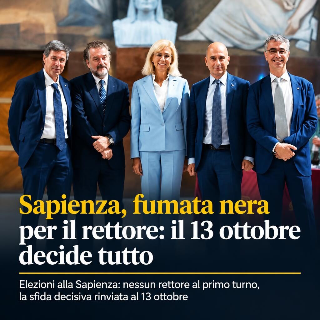 Sapienza, fumata nera per il rettore: il 13 ottobre decide tutto