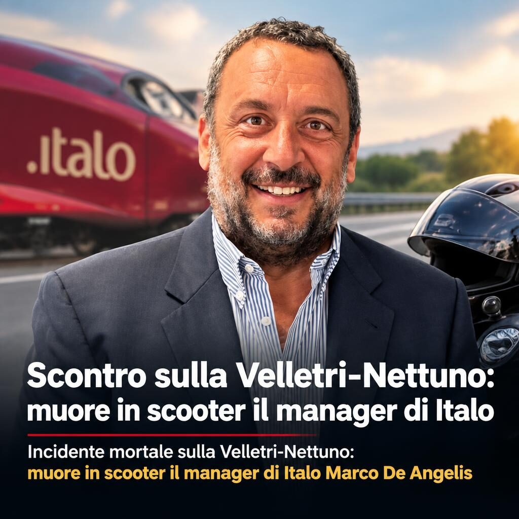 Scontro sulla Velletri-Nettuno: muore in scooter il manager di Italo