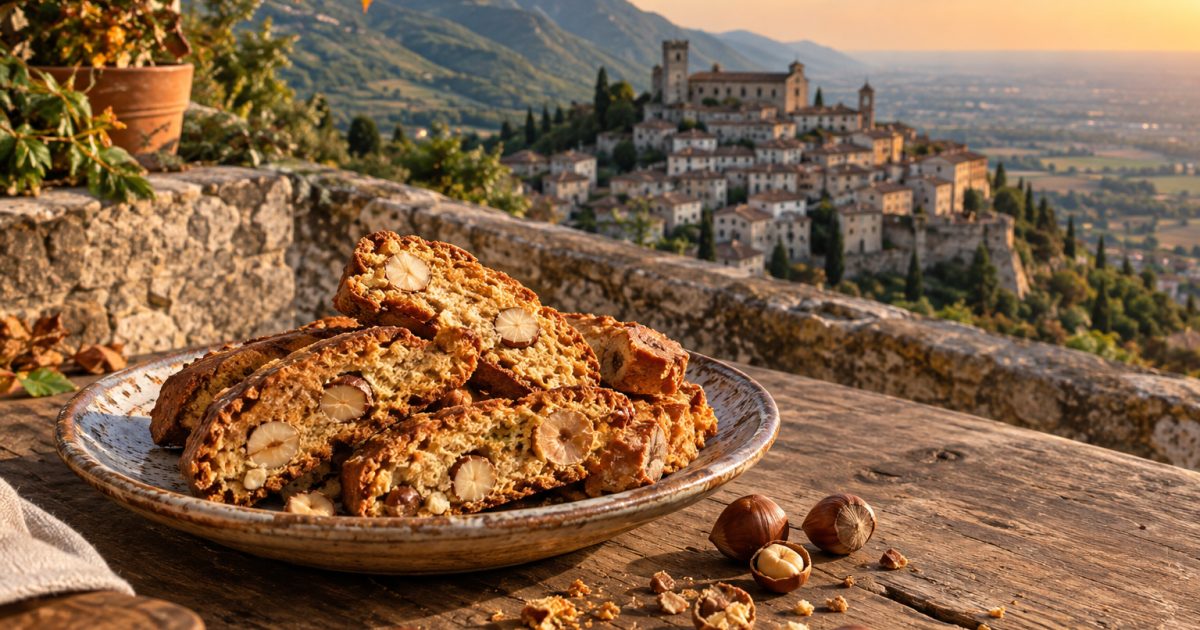 Sermoneta e i Monti Lepini: tozzetti alle nocciole tra boschi, pietra e luce pontina