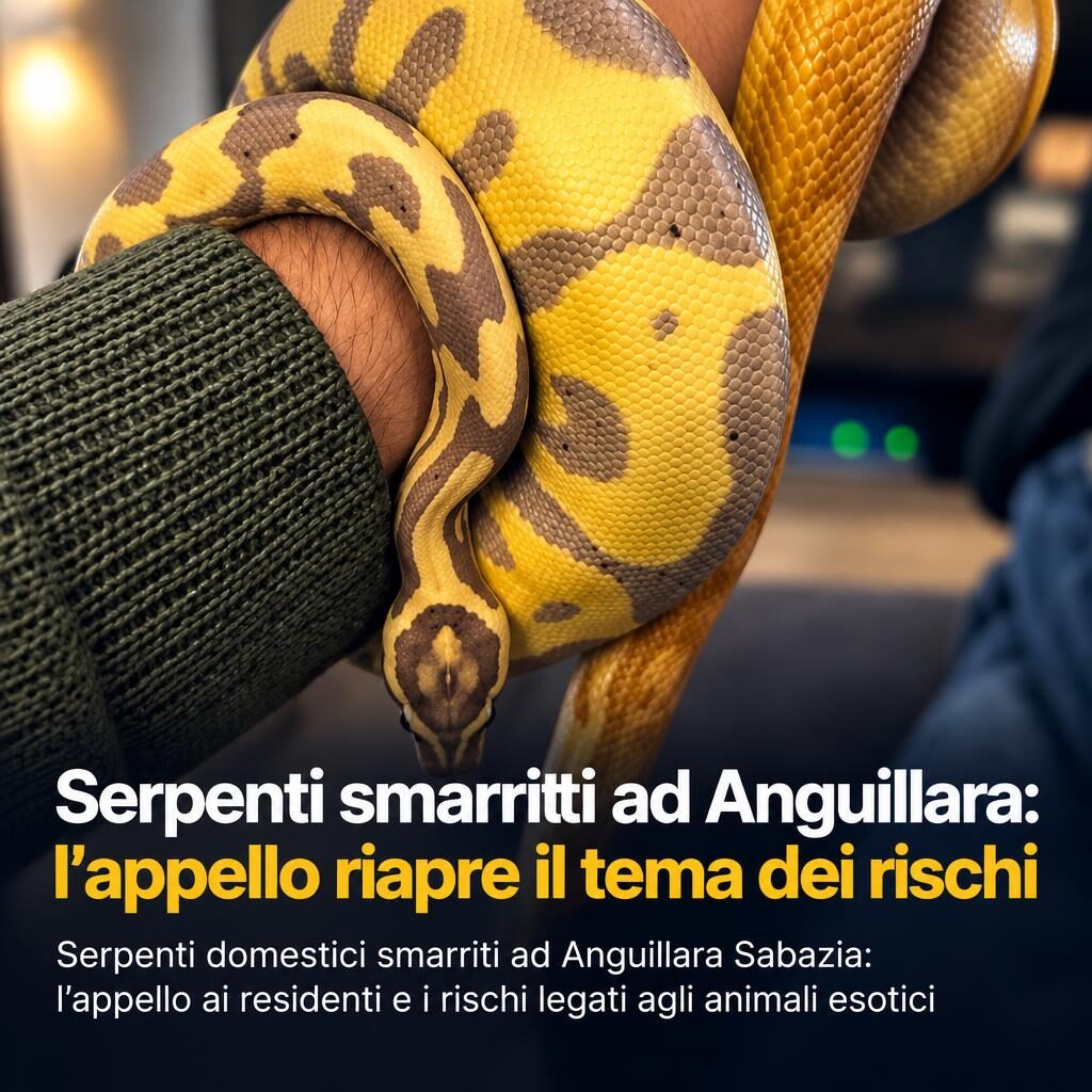 Serpenti smarriti ad Anguillara: l’appello riapre il tema dei rischi