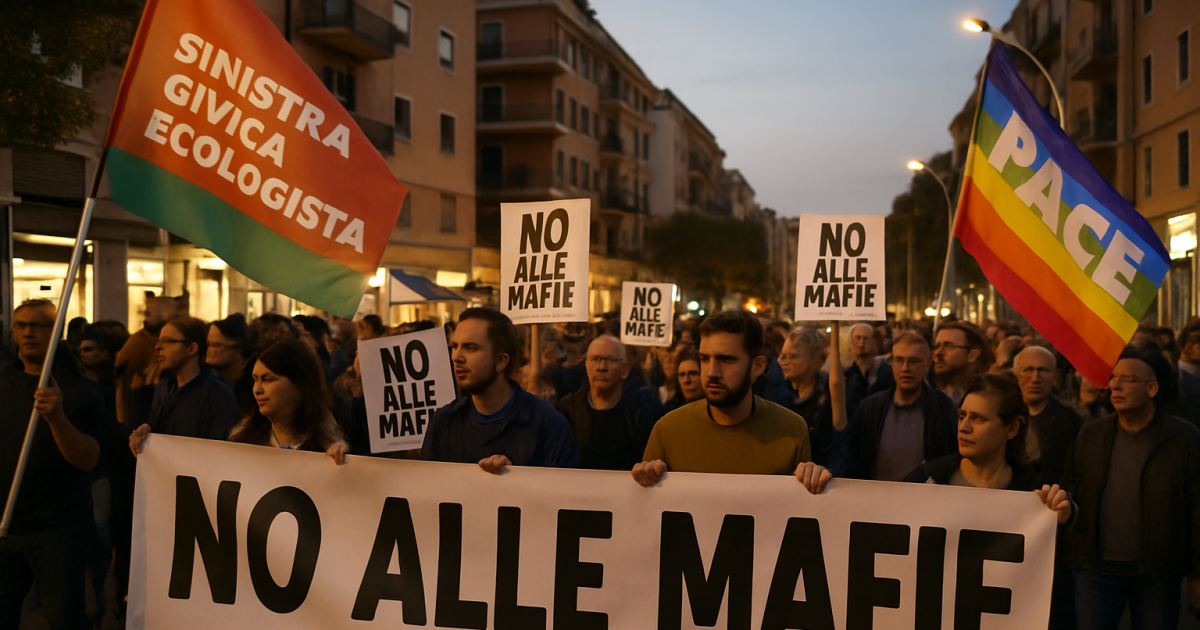 Sinistra civica ecologista aderisce al presidio contro le mafie a viale San Giovanni Bosco il 9 ottobre