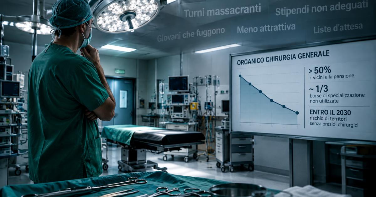 SOS chirurgia ospedaliera: UGL Salute avverte che non è più una professione ambita