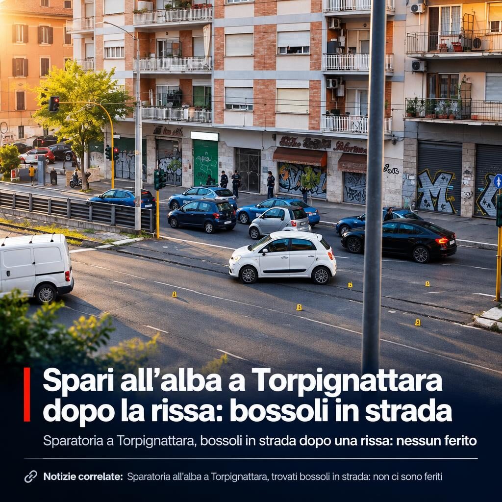 Spari all’alba a Torpignattara dopo la rissa: bossoli in strada