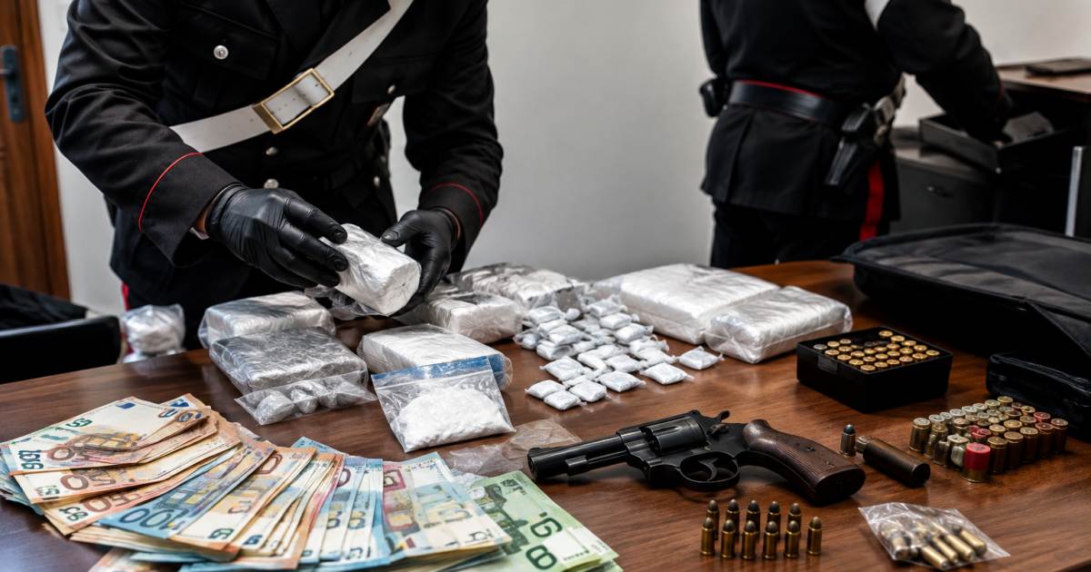 Subiaco: arrestato un 53enne per detenzione ai fini di spaccio di cocaina e per possesso di arma da fuoco