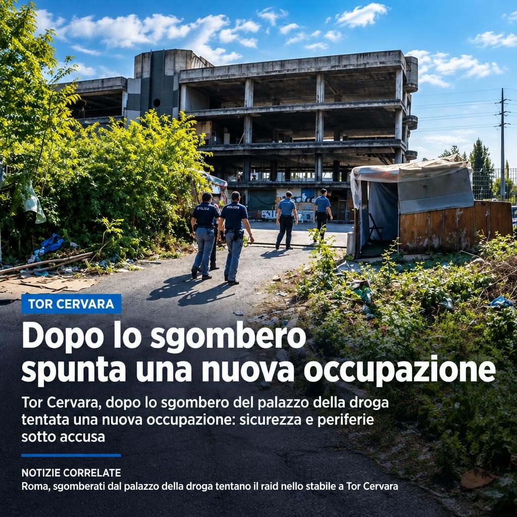 Tor Cervara, dopo lo sgombero spunta una nuova occupazione